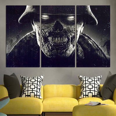 Zombie Army Trilogy Wall Art Canvas