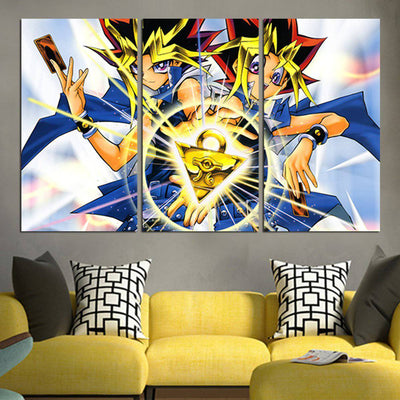 Yu Gi Oh Mutō Yūgi Couple Wall Art Canvas