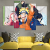 Young Naruto And Friends Wall Art Canvas