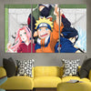 Young Naruto And Friends Wall Art Canvas