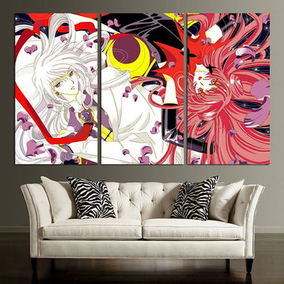 Yue And Ruby Moon Canvas