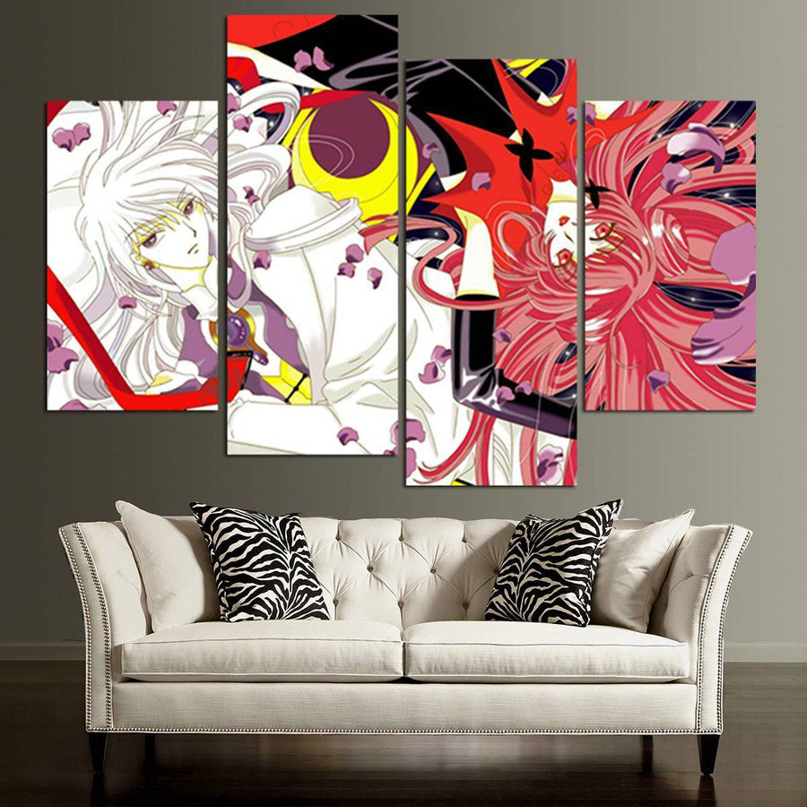 Yue And Ruby Moon Canvas