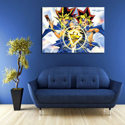 Yu Gi Oh Mutō Yūgi Couple Wall Art Canvas