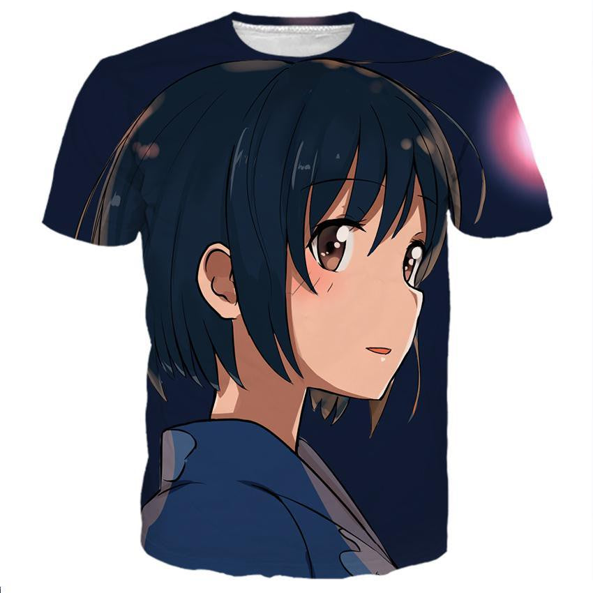 Your Name Mitsuha Miyamizu Beautiful - 3D Hoodie, T shirt, Sweatshirt, Tank Top