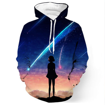 Your Name The Shadow Of Mitsuha - 3D Hoodie, T shirt, Sweatshirt, Tank Top