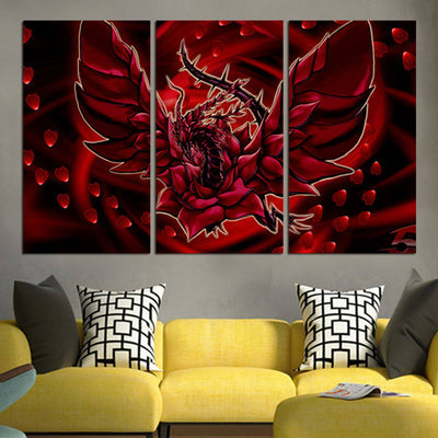 Yu Gi Oh Red Dragon Wall Art Canvas