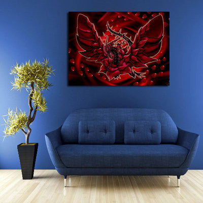 Yu Gi Oh Red Dragon Wall Art Canvas