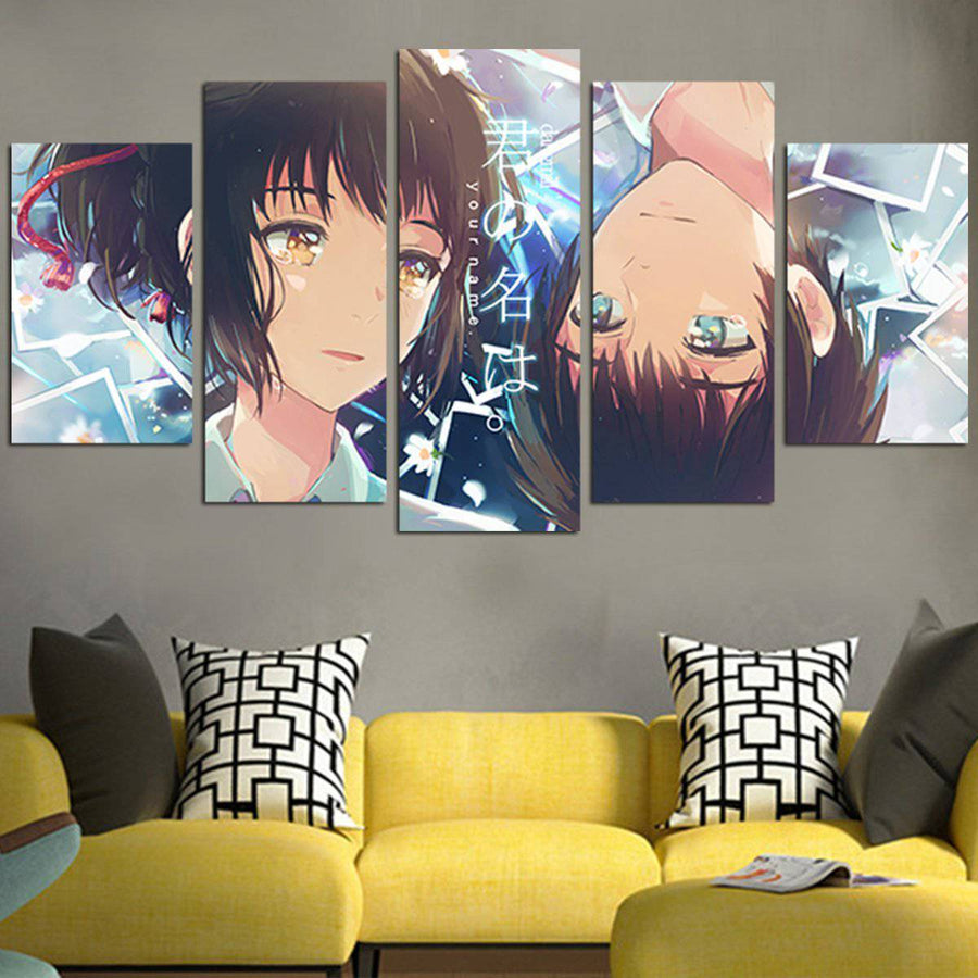 Your Name Mitsuha And Taki Wall Art Canvas