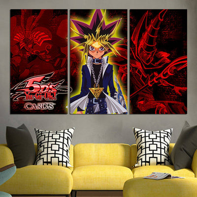 Yu Gi Oh Muto Yugi Wall Art Canvas