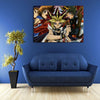 Yu Gi Oh Mutō Yūgi With Main Characters Wall Art Canvas