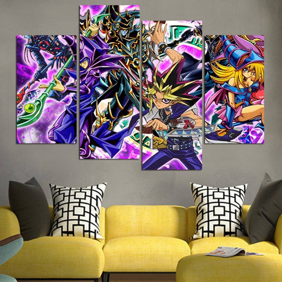 Yu Gi Oh All Character Wall Art Canvas