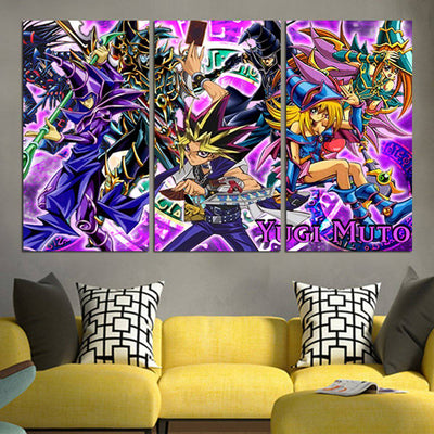 Yu Gi Oh All Character Wall Art Canvas