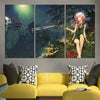 Yuzuriha Inori Guilty Crown Manga Wall Art Canvas