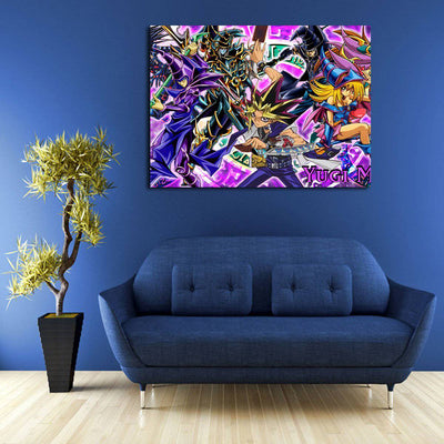 Yu Gi Oh All Character Wall Art Canvas