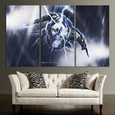 Zed The Master Of Shadows Wall Art Canvas