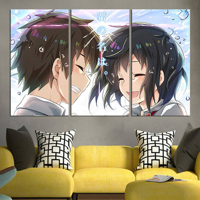 Your Name Kaito And Mitsuha Wall Art Canvas