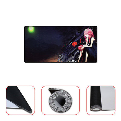 Yuzuriha Inori Guilty Crown And Green Moon Mousepad