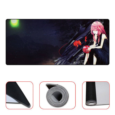 Yuzuriha Inori Guilty Crown And Green Moon Mousepad