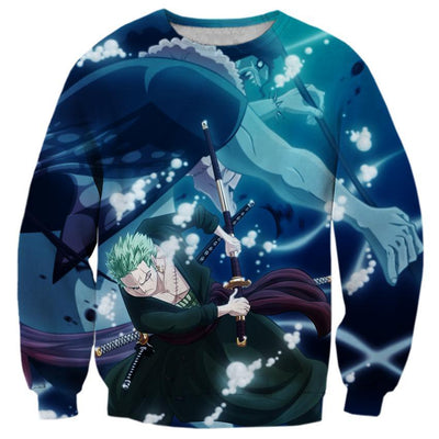 Zoro Vs Hody Jones - 3D Hoodie, T shirt, Sweatshirt, Tank Top