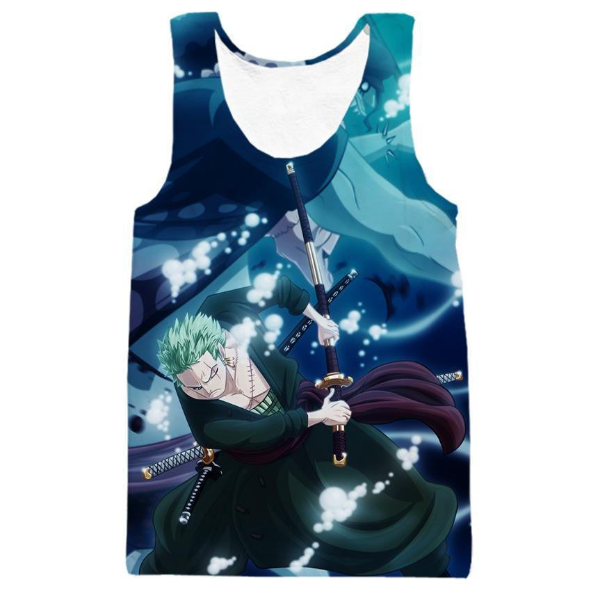 Zoro Vs Hody Jones - 3D Hoodie, T shirt, Sweatshirt, Tank Top