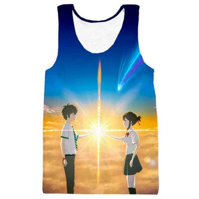 Your Name Mitsuha Miyamizu And Taki Tachibana - 3D Hoodie, T shirt, Sweatshirt, Tank Top