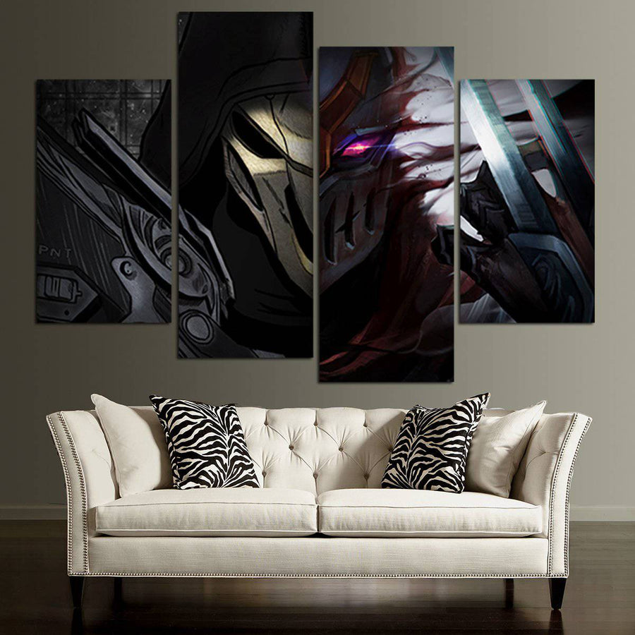 Zed In LOL Wall Art Canvas