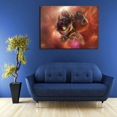 Ziggs In LOL Wall Art Canvas