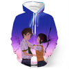 Your Name Mitsuha Miyamizu And Taki Tachibana Romantic - 3D Hoodie, T shirt, Sweatshirt, Tank Top