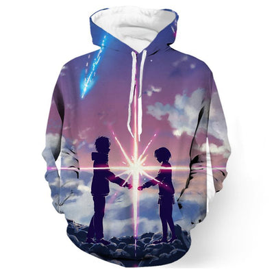 Your Name Mitsuha And Taki - 3D Hoodie, T shirt, Sweatshirt, Tank Top