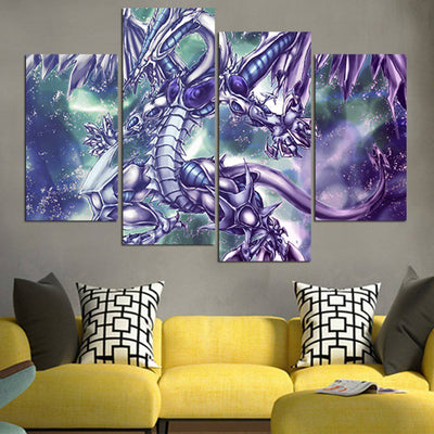 Yu Gi Oh Violet Dragon Wall Art Canvas