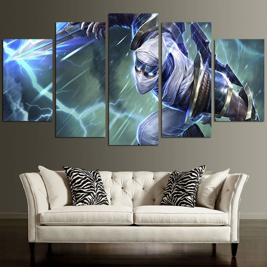 Zed The Master Of Shadows Wall Art Canvas