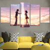 Your Name Taki And Mitsuha Love Wall Art Canvas