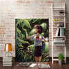 Your Name Miyamizu Mitsuha In The Forest Wall Art Canvas