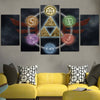 Zelda Ocarina Of Time Sage Medallions Wall Art Canvas