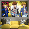 Yu Gi Oh Yami Yugi And Katsuya Jonouchi And  Kaiba Seto Wall Art Canvas