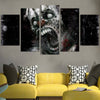 Zombie Killer Clown Wall Art Canvas