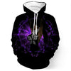 Yoruichi Shihooin Purple Background Bleach - 3D Hoodie, T shirt, Sweatshirt, Tank Top