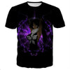 Yoruichi Shihooin Purple Background Bleach - 3D Hoodie, T shirt, Sweatshirt, Tank Top