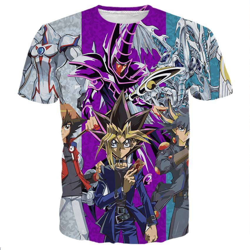 Yu Gi Oh Mutō Yūgi And Teammate  - 3D Hoodie, T shirt, Sweatshirt, Tank Top