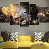 Zombie Apocalypse Game Wall Art Canvas