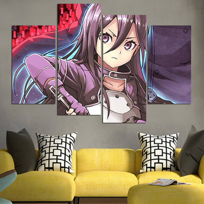 Yuuki Konno Sword Art Online  Wall Art Canvas