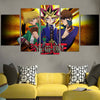 Yu Gi Oh Triangle Main Characters Wall Art Canvas