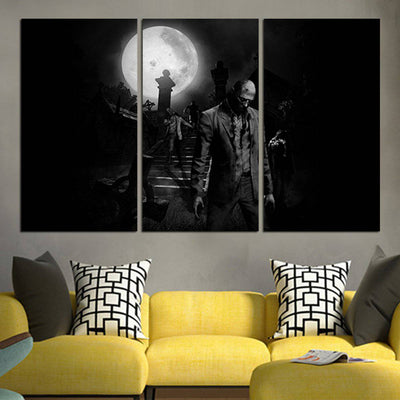 Zombie Apocalypse Wall Art Canvas