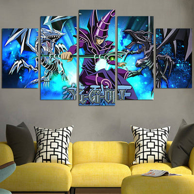 Yu Gi Oh Dark Magican Wall Art Canvas