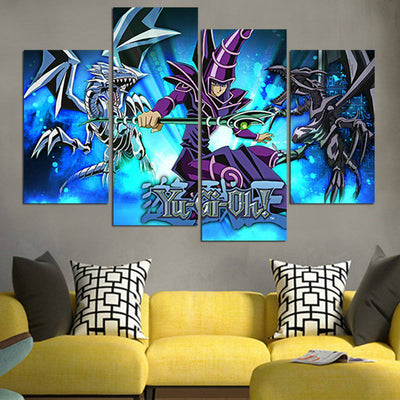 Yu Gi Oh Dark Magican Wall Art Canvas