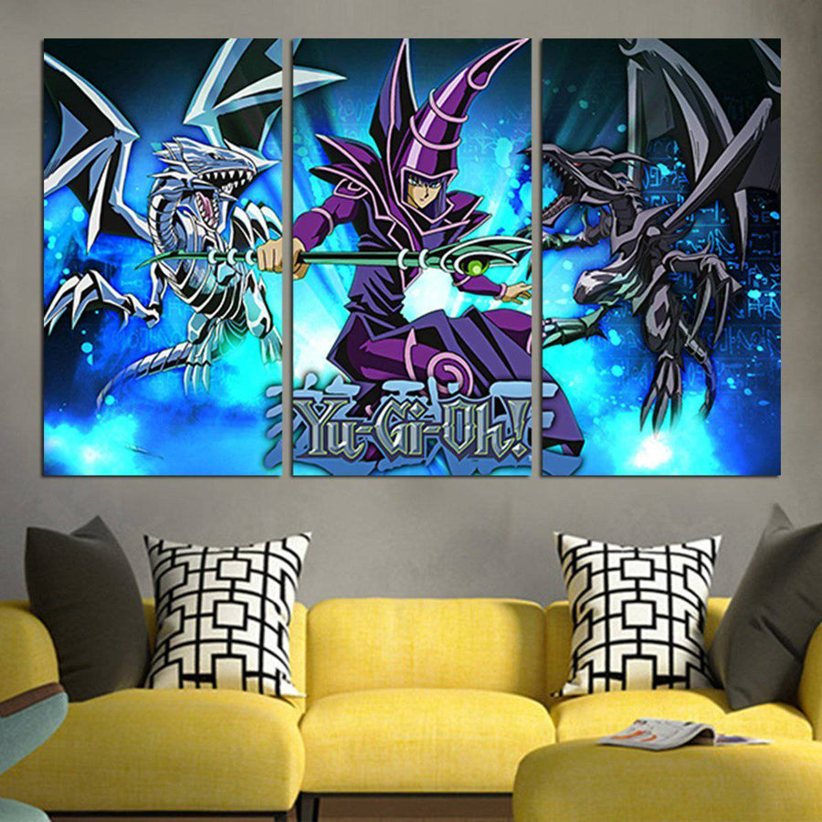 Yu Gi Oh Dark Magican Wall Art Canvas