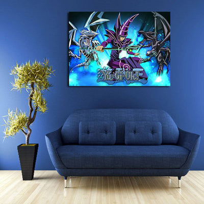 Yu Gi Oh Dark Magican Wall Art Canvas