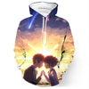 Your Name Mitsuha And Taki Under The Sunset - 3D Hoodie, T shirt, Sweatshirt, Tank Top