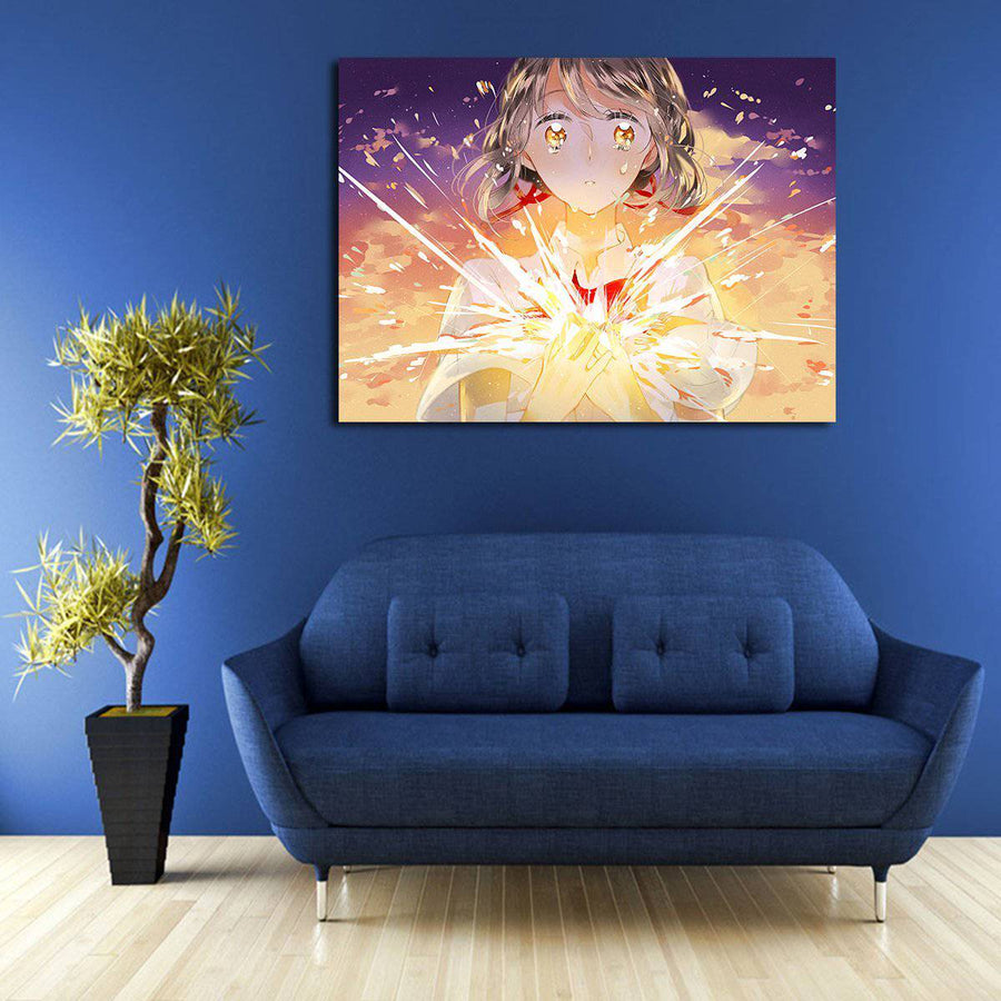 Your Name Miyamizu Mitsuha Wall Art Canvas