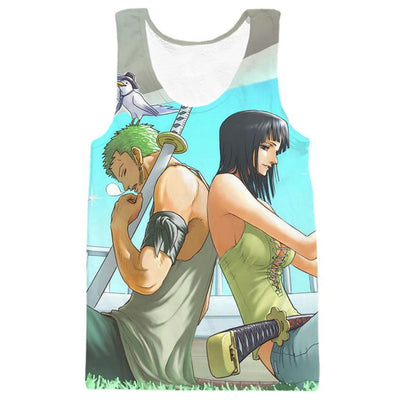 Zoro And Nico Robin - 3D Hoodie, T shirt, Sweatshirt, Tank Top